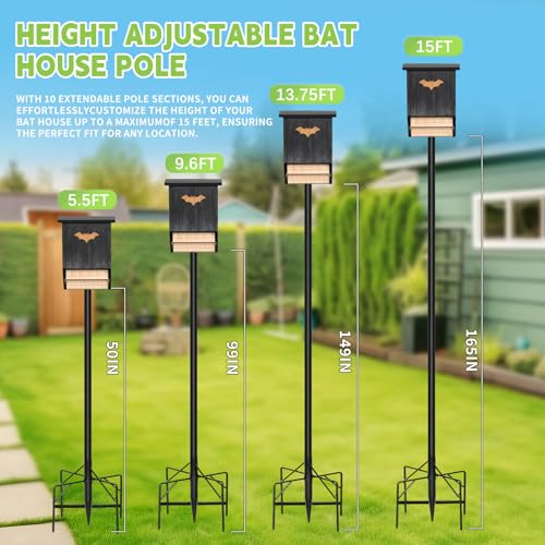Outdoor Metal Mount for Birdhouses and Wildlife Nesting