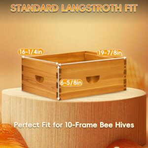 Beeswax Coated Bee Hive Boxes Not Include Frames and Foundations (Unassembled)
