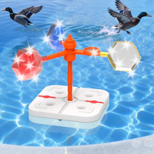 Floating Reflective Bird Deterrent Windmill
