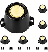 ZestPatio Outdoor RGB Fence Post Lights Wired, 3W 12V Wired LED RGB Color Changing Low Voltage La...