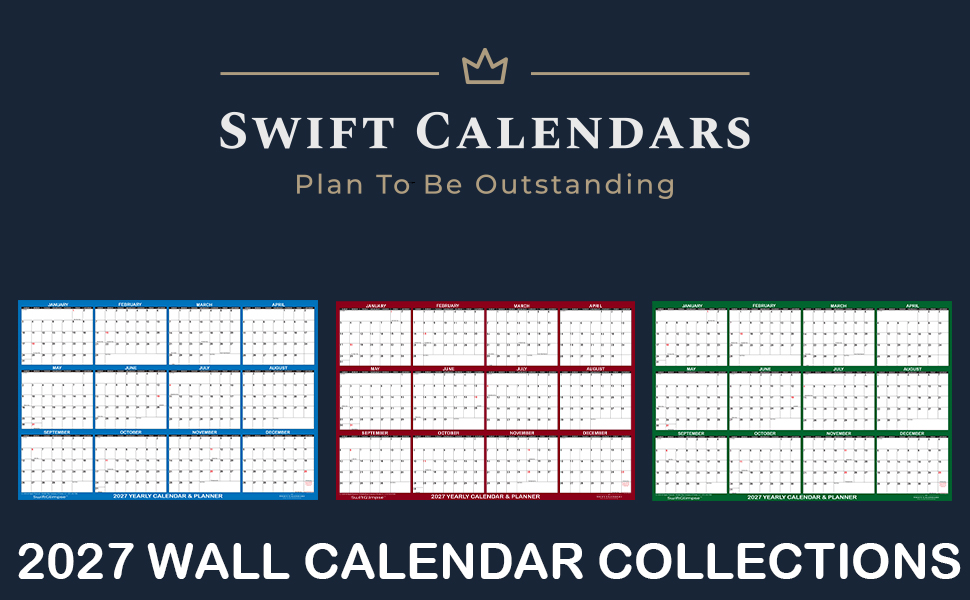 2027 swiftglimpse wall calendar