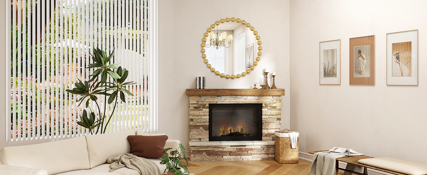 modern circle mirror for living room
