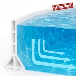 3.94" High Collapsible Shower Threshold Water Dam