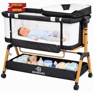 Baby Bassinet Bedside Sleeper 3-in-1 Multifunctional Design