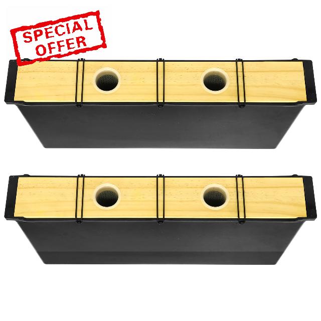 2 Pack 6L Plus Bee Hive Deep Frame Feeder for Beekeeping Honey Bee Sugar Water Feeding