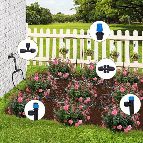 Quick Connect Automatic Garden Watering System for Raised Bed