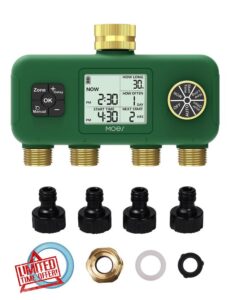 MOES 4 Zone Water Timer for Garden Hose
