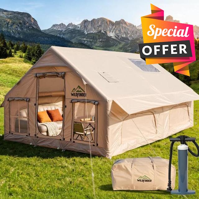 Inflatable Tent with Skylight