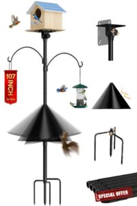 107 inch Squirrel Proof Bird Feeder Pole