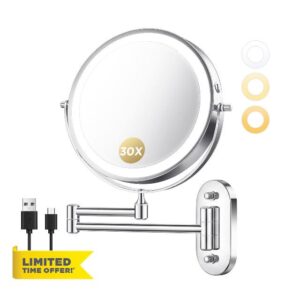 Wall Mounted Makeup Mirror with Light