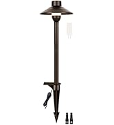 ZestPatio Low Voltage Pathway Lights with Replaceable G4 Bulb, 12V Outdoor Electric Landscape Pat...