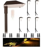ZestPatio Low Voltage Path Lights, 12V 3W Wired LED Low Voltage Bollard Lights for Outdoor Garden...
