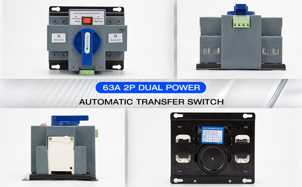 110v dual power automatic transfer switch