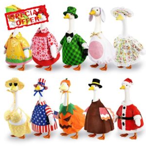 10 Set Porch Goose Outfits for 23" Lawn Goose Statue