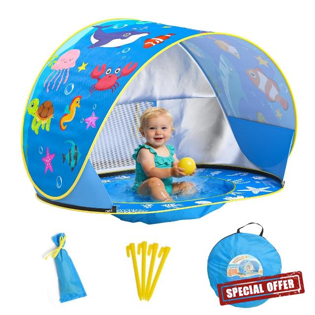 Baby Beach Tent with Pool
