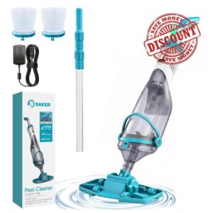 Saker Handheld Pool Vacuum for Above Ground Pool