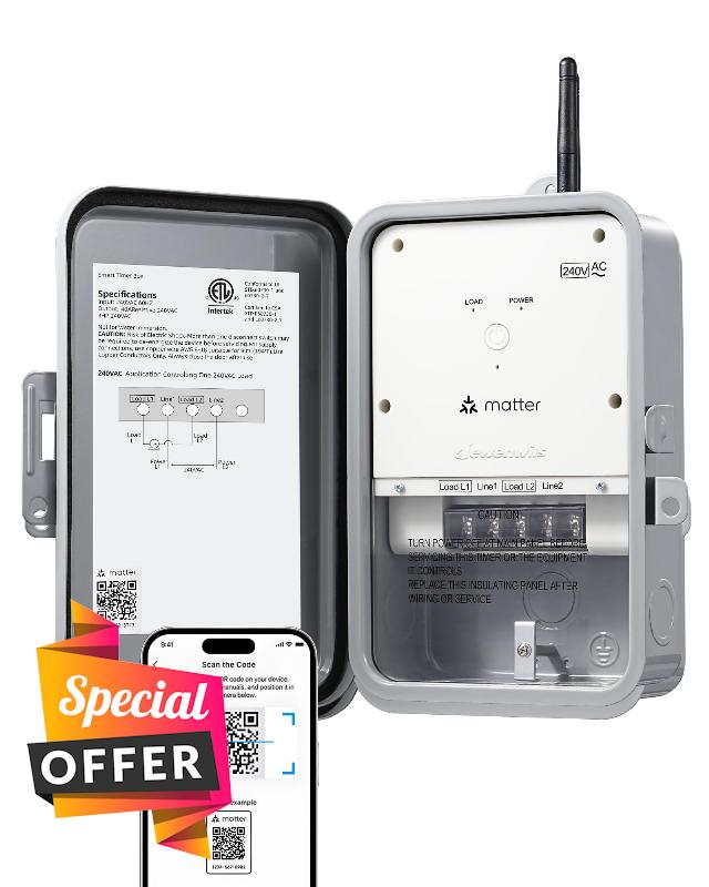 DEWENWILS Matter Smart Pool Pump Timer