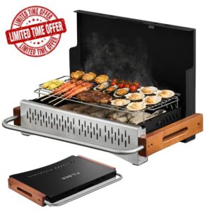 Portable Hibachi Charcoal Grill for Outdoor Camping