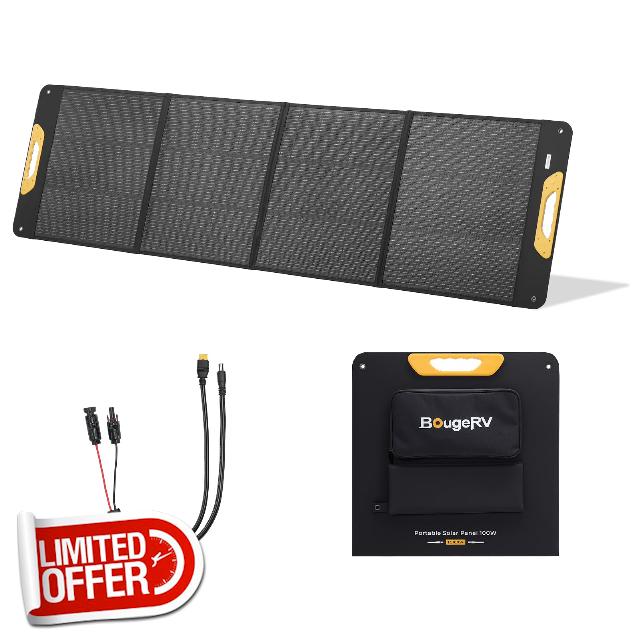 BougeRV 200W Portable Solar Panel