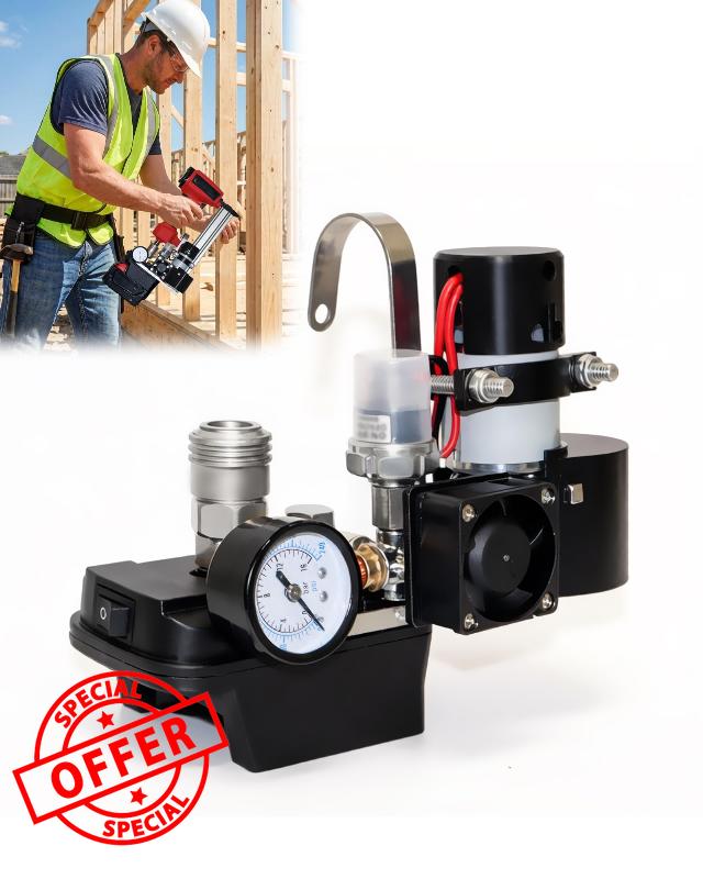 Cordless Portable Air Compressor Pump for Pneumatic Nail Guns