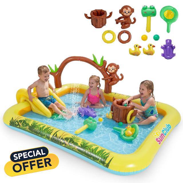 Costzon Inflatable Kiddie Pool