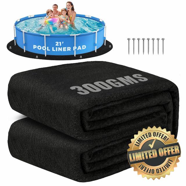 21 FT Round Pool Liner Pad for Above Ground Pools