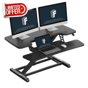 FLEXISPOT Standing Desk Converter 36" Desk Riser