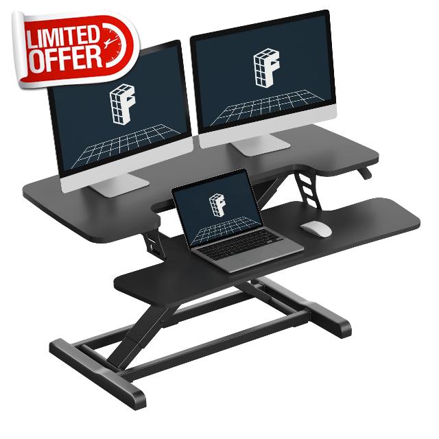 FLEXISPOT Standing Desk Converter 36" Desk Riser
