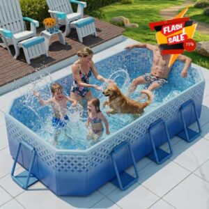 116"×70"×20" Foldable Pool for Kids and Adults