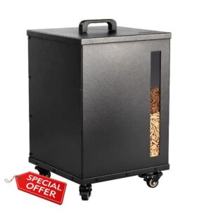 Rayzi 66lb Wood Pellet Storage Bin