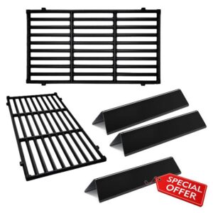 Spirit 2 Grill Parts 17.5" Cast Iron Grill Grates for Weber Spirit E210 E220 S210 S220