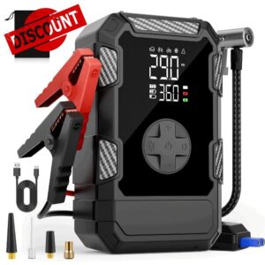 4000A Car Jumper Starter Portable with Air Compressor