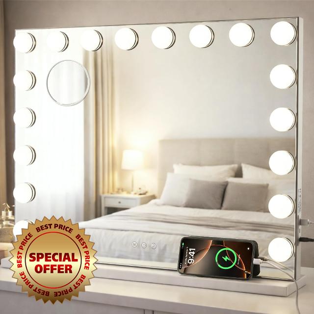 Large Vanity Mirror with Lights