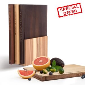 Book Cutting Board Set