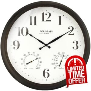 24 Inch Outdoor Clocks Waterproof
