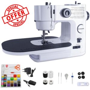 Sewing Machine with Double Needle & Extension Table