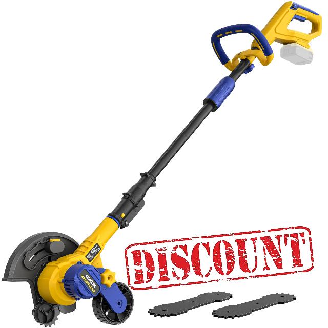 Cordless Lawn Edger Compatible with Dewalt 20V Battery (Bare Tool Only)