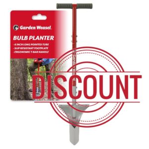 GARDEN WEASEL Bulb Planter Tool – Manual Bulb Planting Tool and Sod Cutter for Tulips