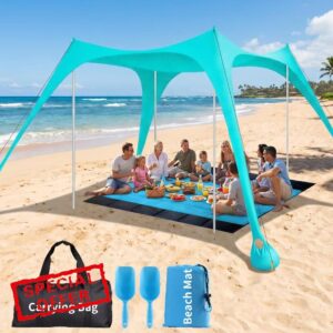 12x12 FT Beach Tent Sun Shelter UPF 50+