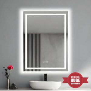 27.5in*35.5in Smart LED Bathroom Mirror