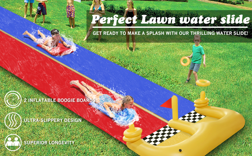 water slide
