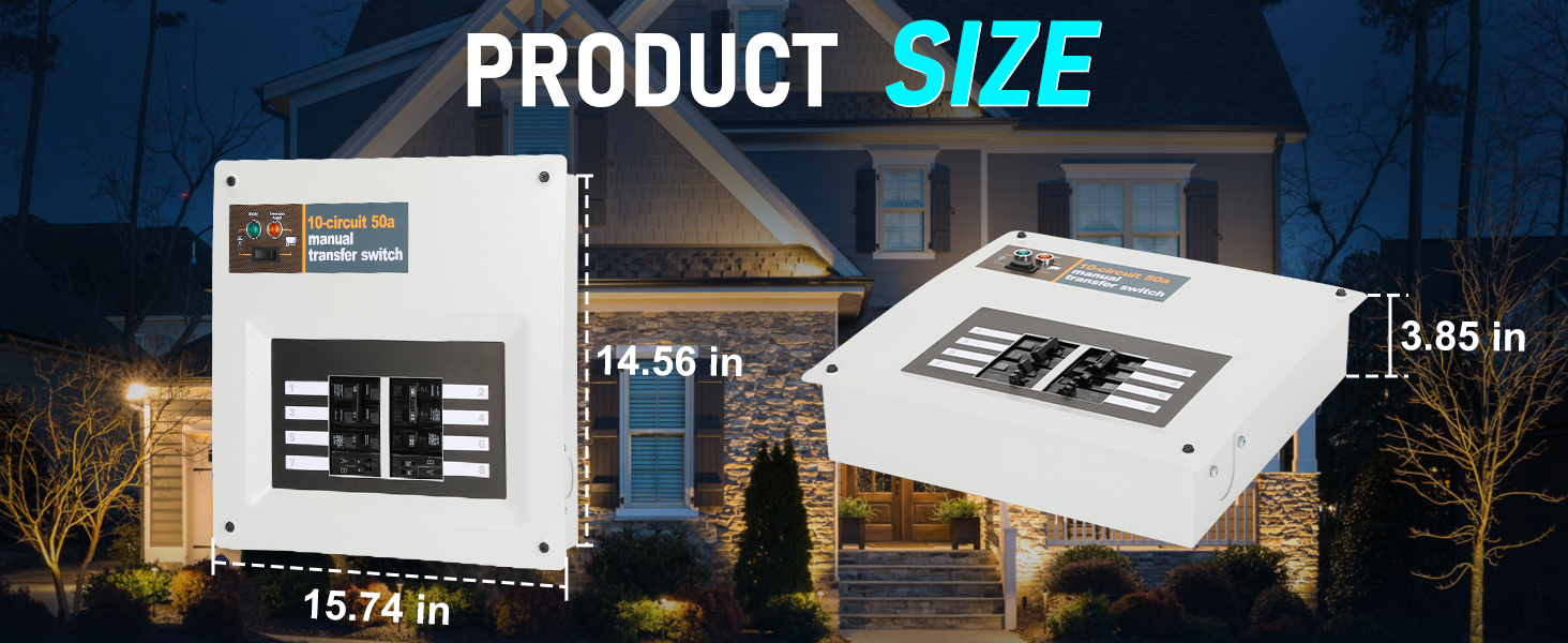 50 Amp Manual Transfer Switch