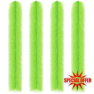 4 Pack Koi Spawning Brush 39 x 7 Fish Pond Filter Brushes with Stainless Steel Ring for Pond Filter Aquarium Skimmer Outdoor Water Garden Deco