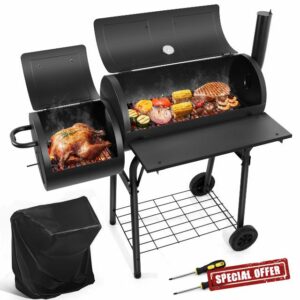 HaSteeL Outdoor Charcoal Grill with Cover