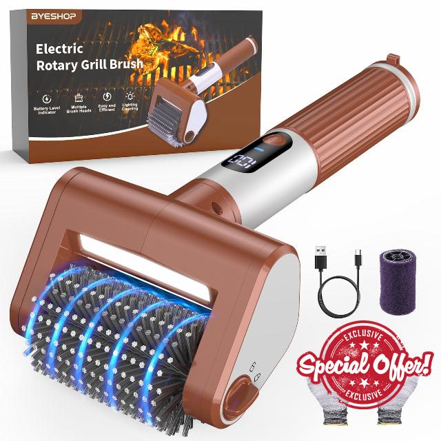 Electric Grill Brush for Outdoor