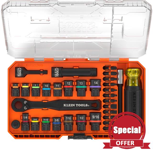 Klein Tools 65302KNECT Impact Socket Set