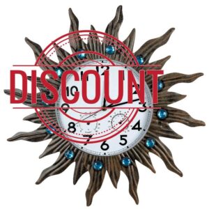 Garden Outdoor Clocks with Thermometer and Hygrometer Combo