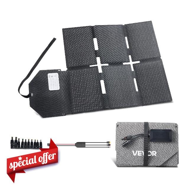 VEVOR 60W Foldable Solar Panel Charger