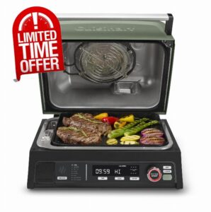 Cuisinart FlavorBoost™ 8-in-1 Outdoor Electric BBQ Grill & Portable Smoker