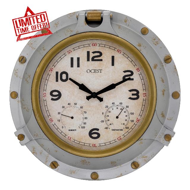 OCEST 18 Inch Indoor Outdoor Clock
